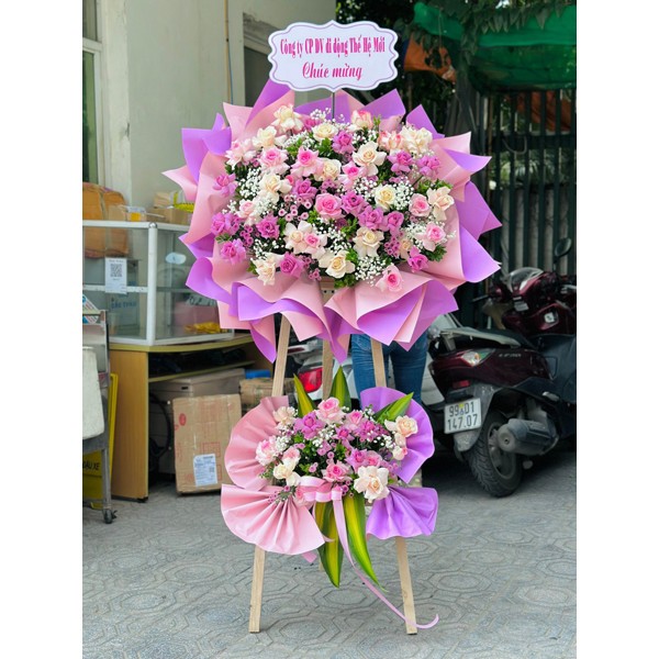 Hoa khai trương