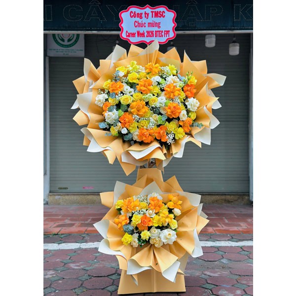 Hoa khai trương